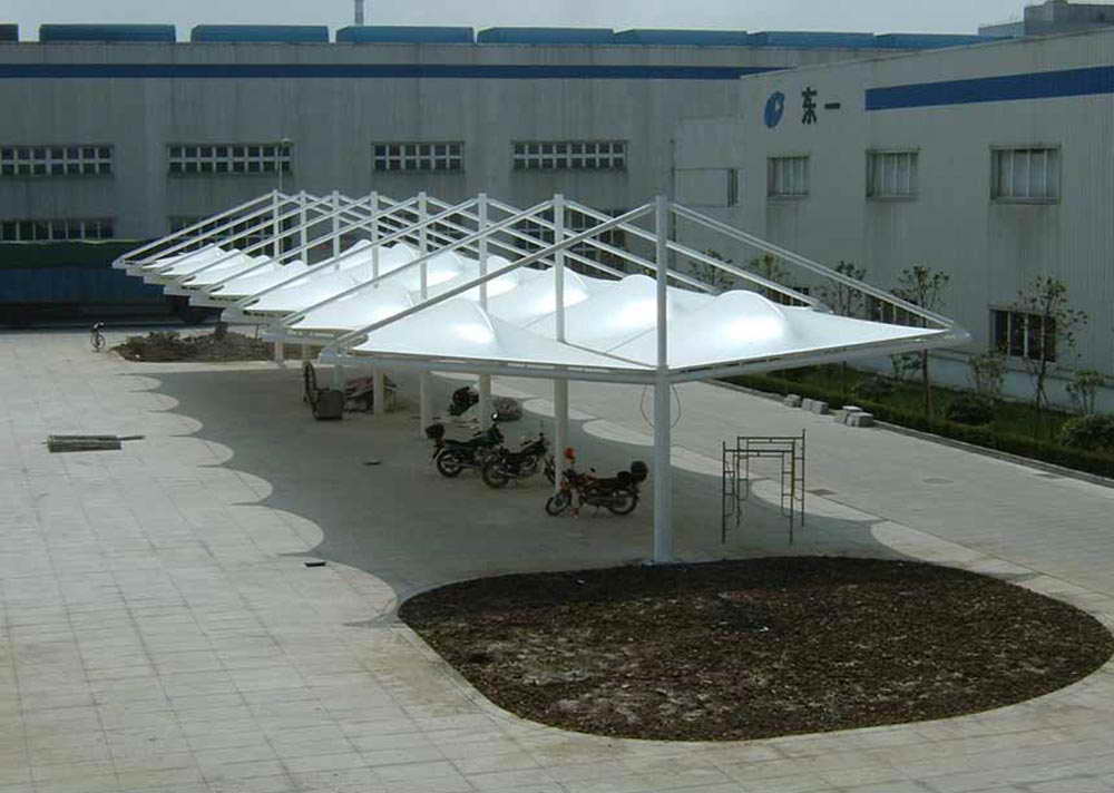 膜结构车棚适合小区厂区学校