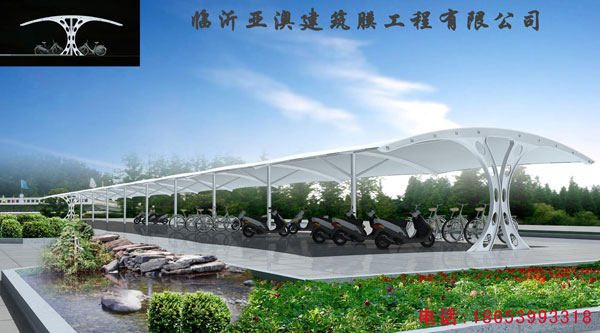 膜结构车棚,我们最专业(汽车棚、自行车棚）