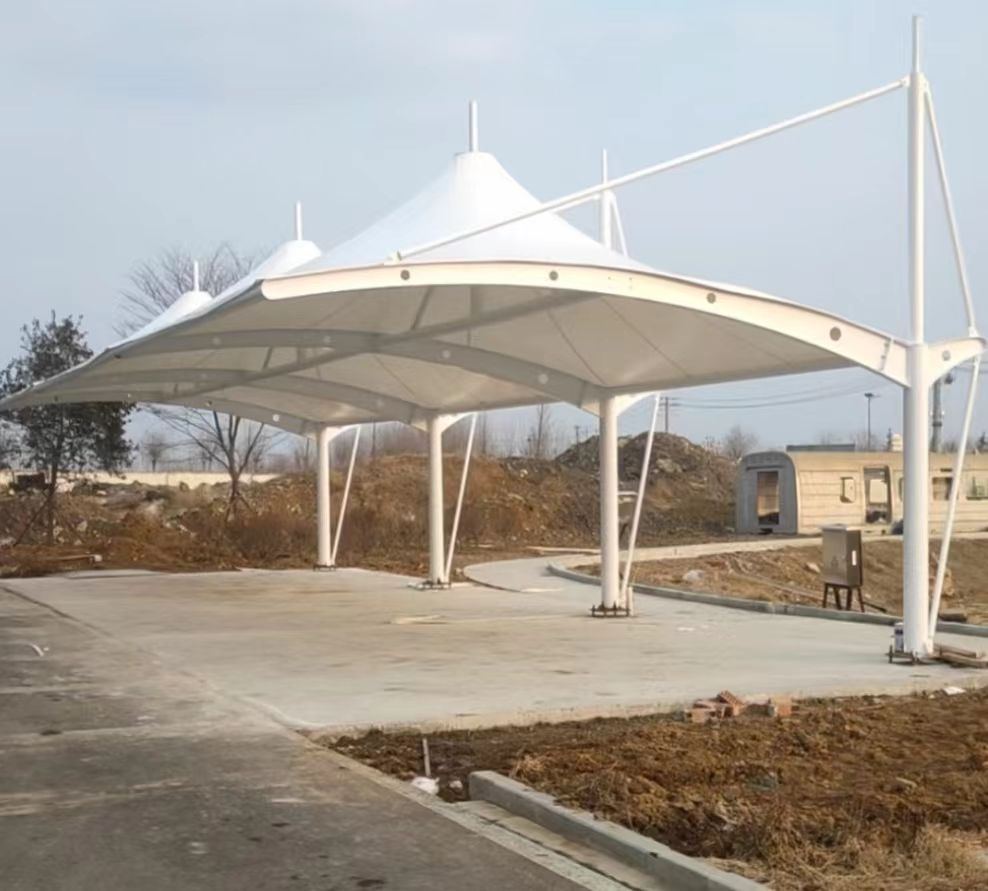 膜结构汽车棚