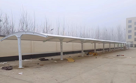 膜结构自行车棚